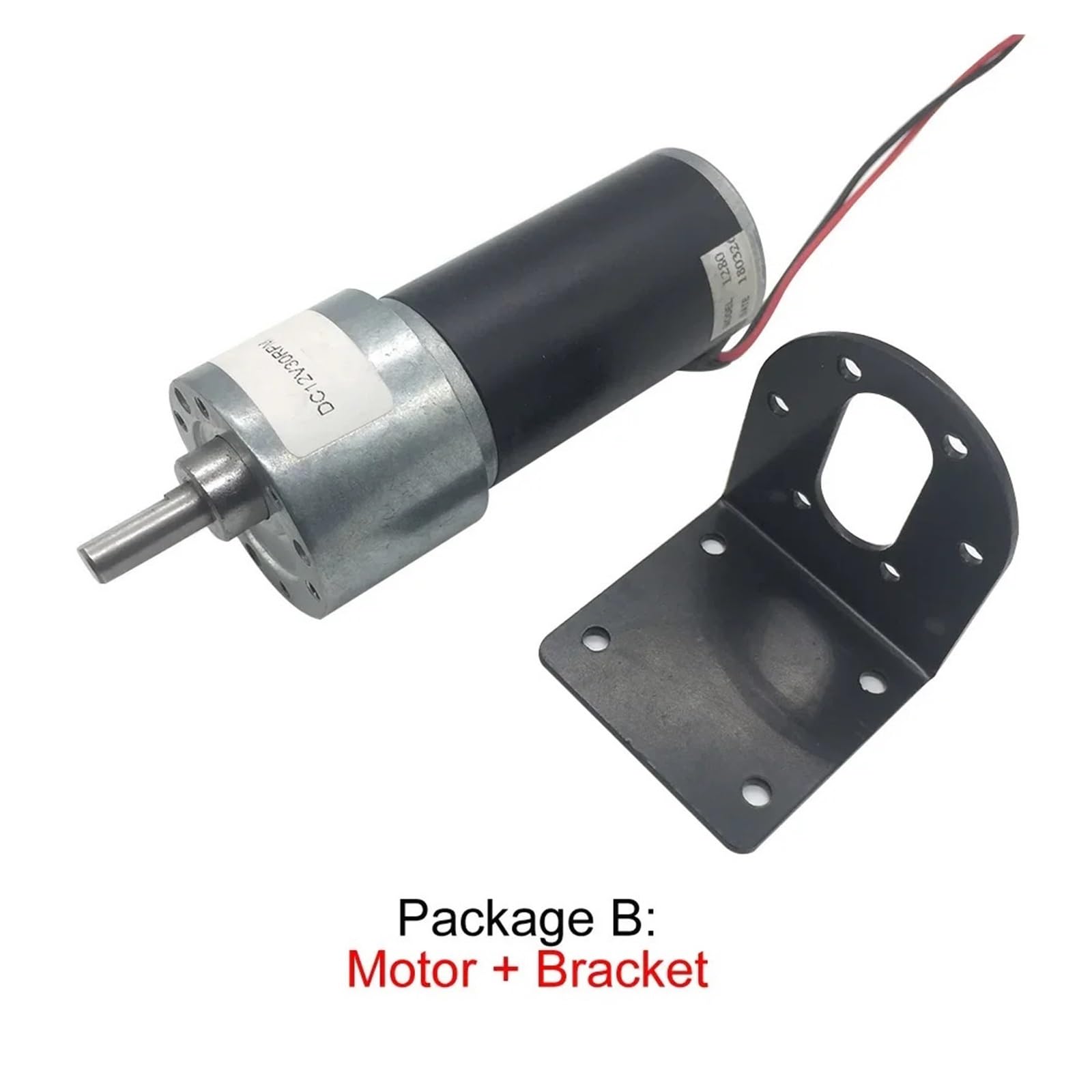 SZRDBHAUJO DC Gear elektronischer Anlasser 12 Volt Reductor electronic starter Hohe Geschwindigkeit Hohes Drehmoment 24V JGB37-3157 Paket R 24V 30rpm