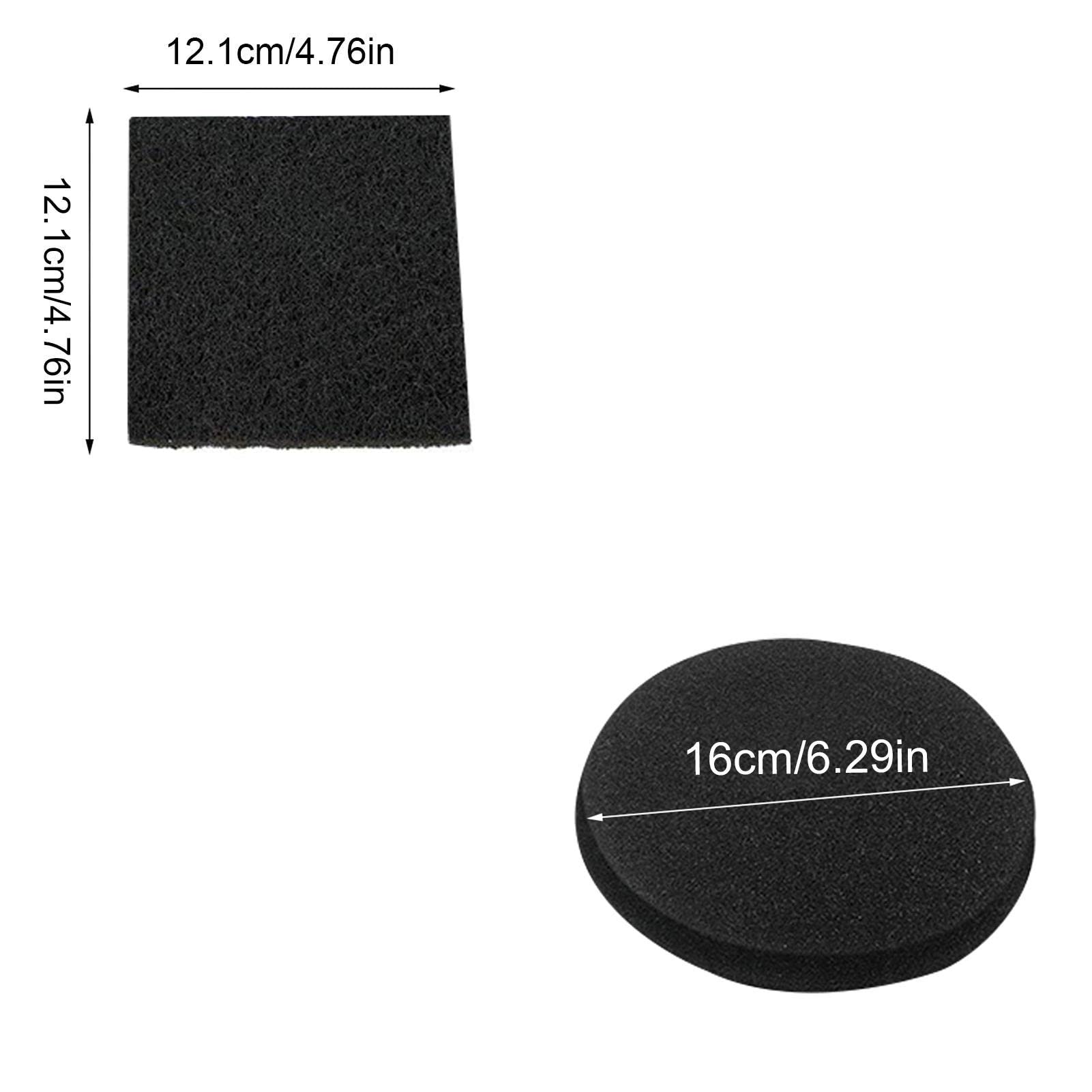 12 Pièces De Filtres Pour Bac à Compost De Cuisine De 12 Cm En Charbon De Bois Carré, Filtre à Charbon Actif Pour Seau à Compost, Filtres à Charbon De Bois Pour Seaux à Compost Pour Remplacement De