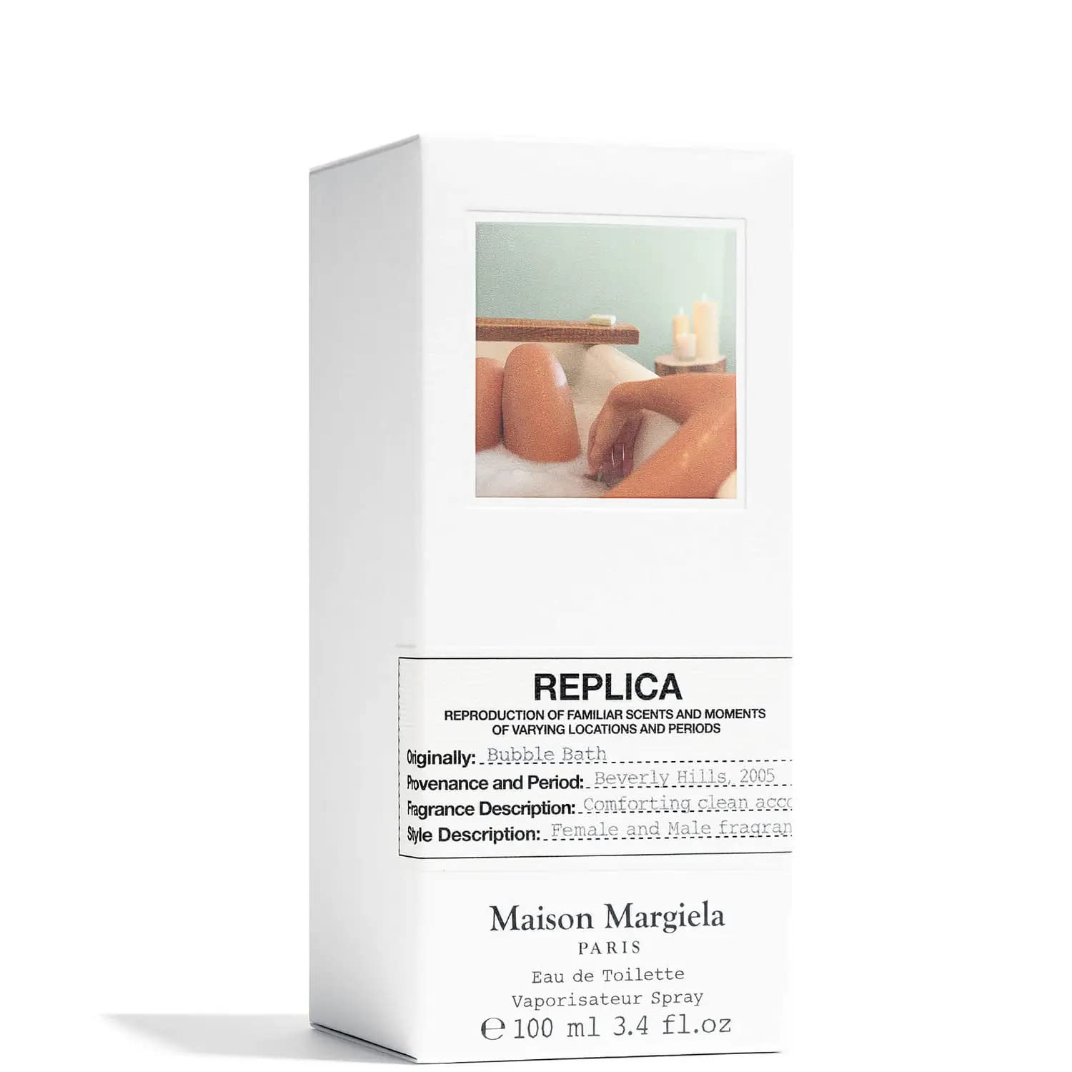 Maison Margiela - Replica - Bubble Bath Eau de Toilette - Fresh Fragrance - With Soap Bubbles, Rose & Coconut Milk