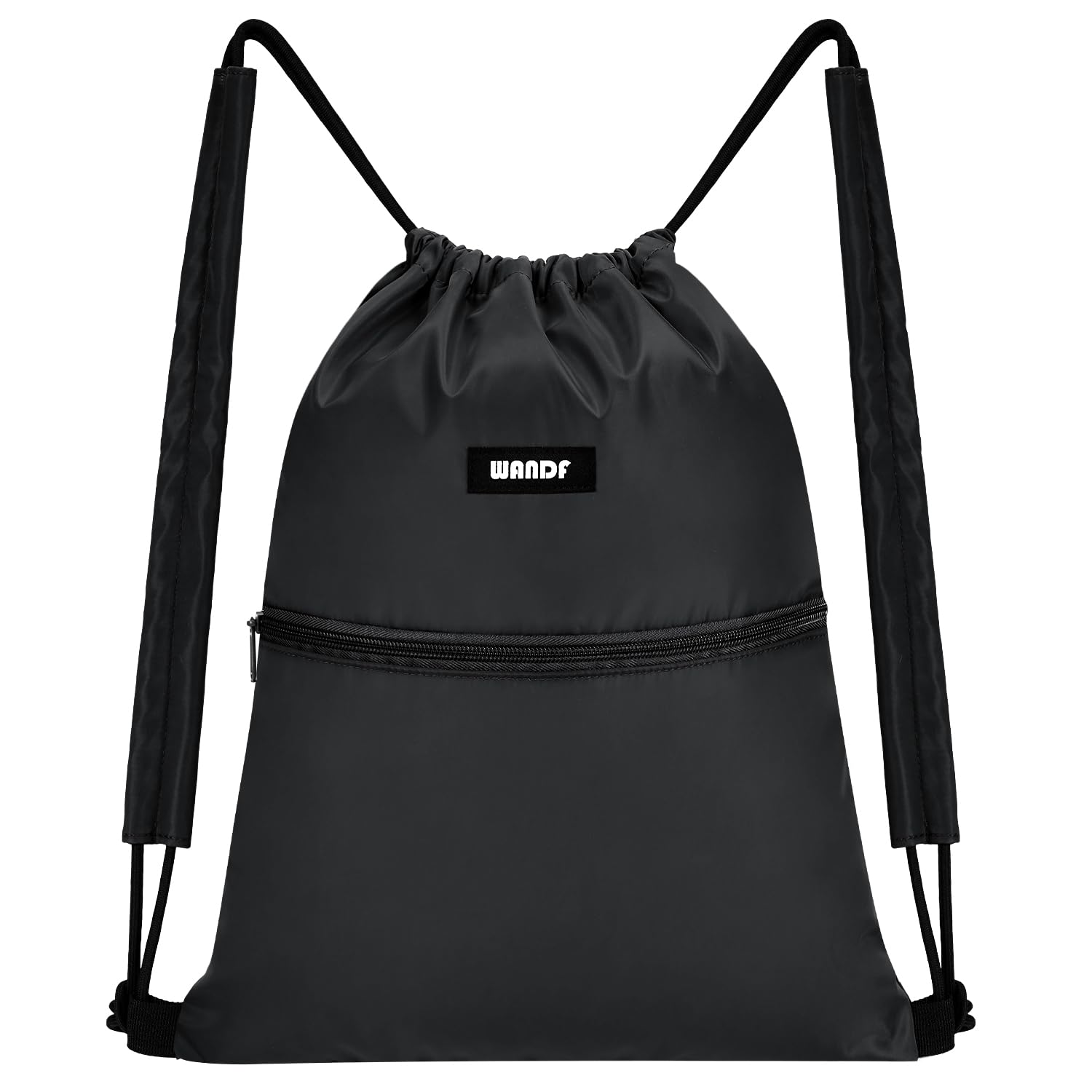 WANDF Mochila con Cordones y Acolchado para Los Hombros Bolsa de Gimnasia Bolsa de Deporte Mochila de Gimnasio Mochila Gym Mochila de Cuerdas Ajustable para Hombres y Mujeres