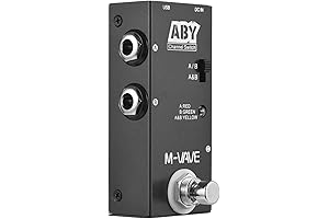 ABY Line Selector AB Switch Mini Guitar Effect Pedal True Bypass Guitar...
