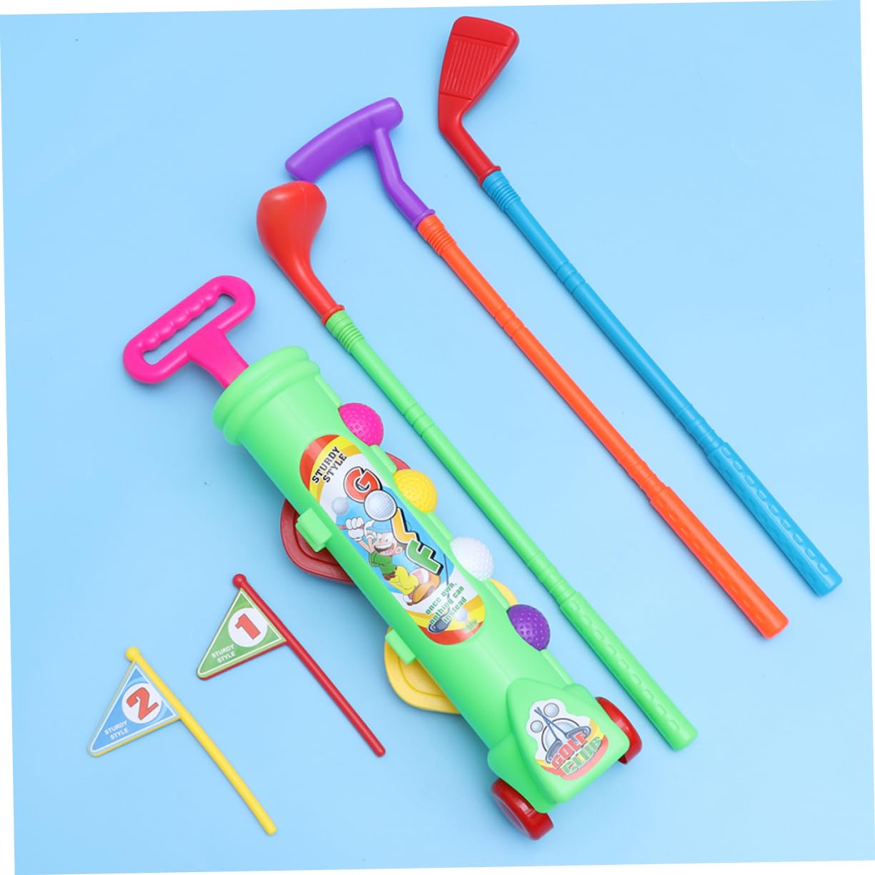 VICASKY 2sets Giocattoli Sportivi Educativi Per Ragazzo Ragazza Di Alta Qualità Per Attività Indoor e Outdoor Perfetti Per Giocare e Sviluppare Abilità Motorie Verde