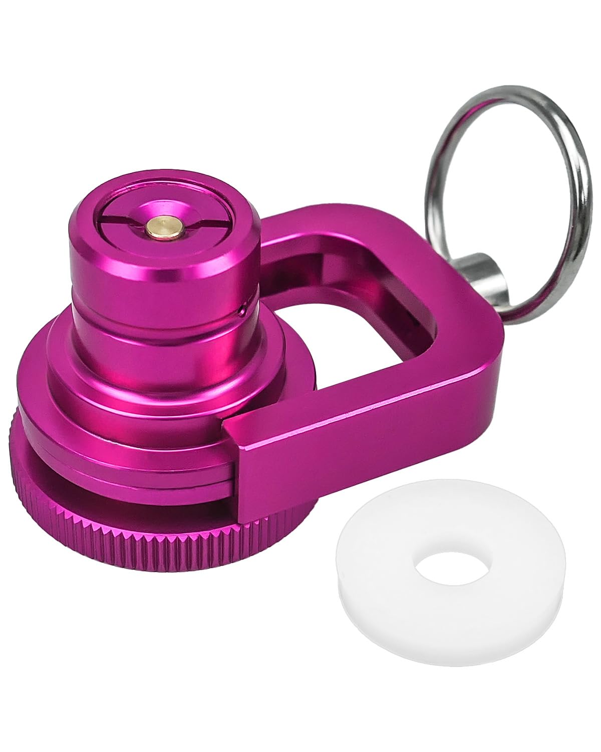 CO2 Quick Adapter Fit for DUO Terra Art Soda Water Bubbler, Universal Soda Maker Valve Refill Quick Connecting, CO2 Cylinder with TR21-4 Male Thread