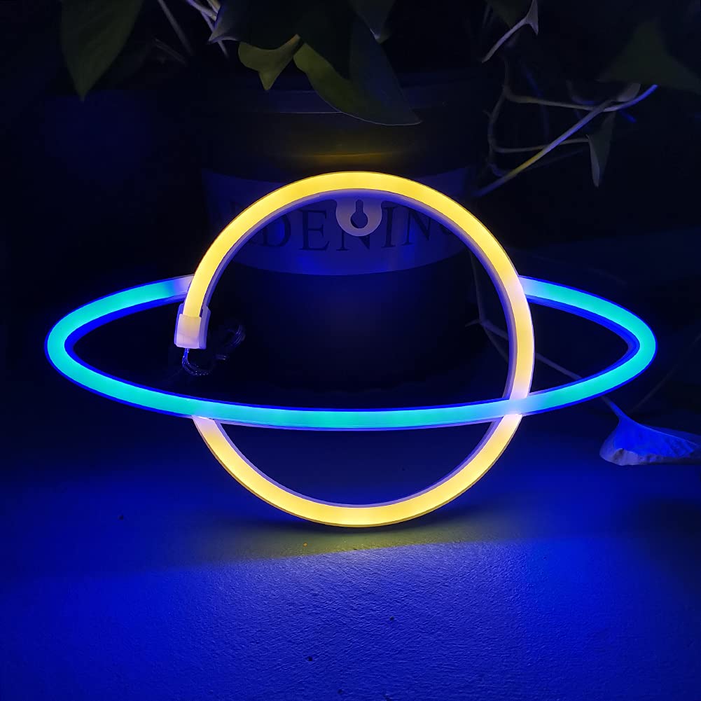Colording Star Neon Signs,LED Neon Light Wall Light,Battery/USB Powered Neon Signs for Wall Decor,Bedroom,Kids Room,Living Room,Bar,Party,Christmas,Wedding-Blue Star — view 11