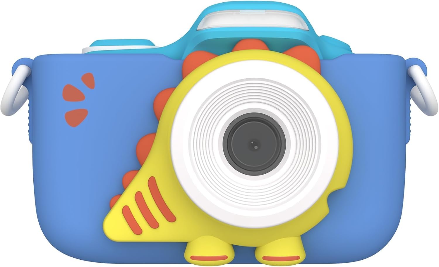 myFirst Cámara 3 Full HD de 16 MP frontal HD para niños, cámara digital y lente selfie y macro, almacenamiento de tarjetas de memoria de hasta 32 GB, cámara de video digital para niños incluye funda a
