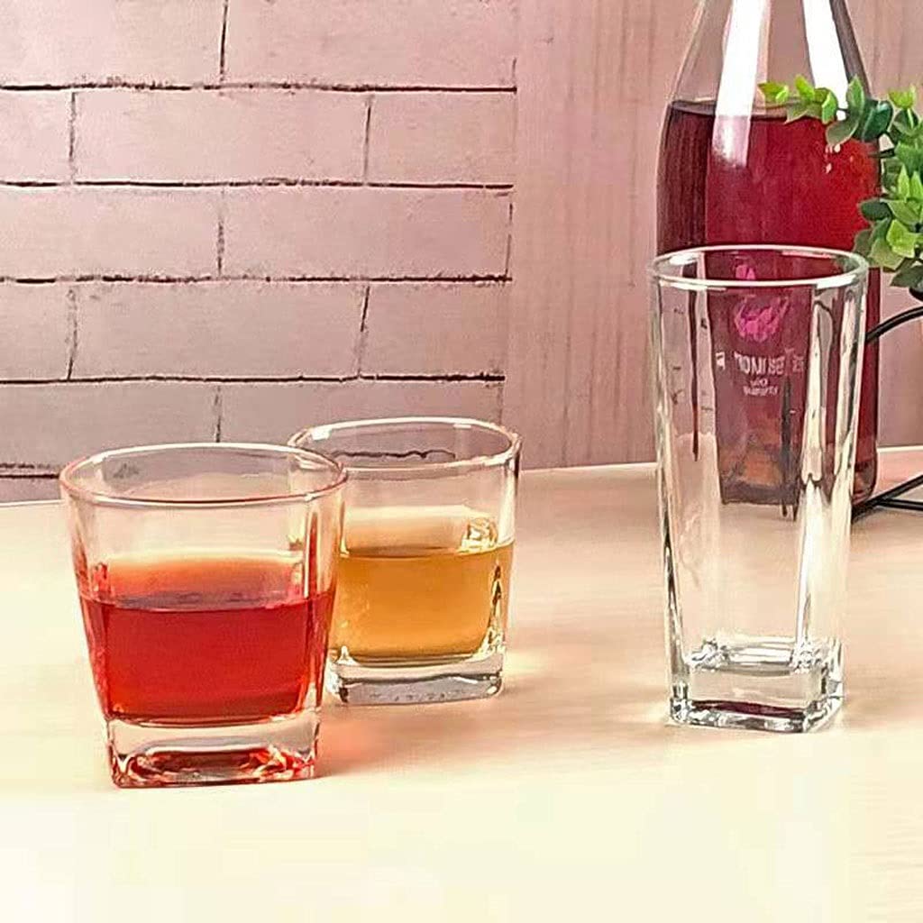 Kubek Szklanka do wody Szklanka do whisky Sześciokątny kufel do piwa Szklanka do wody Szklanka do wina Ocean Szklanka do brandy Gruby izolowany kubek(M)