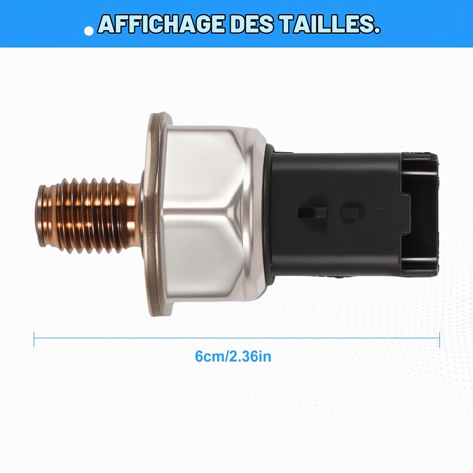 Capteur de pression de carburant avec faisceau de câbles pour 207, 207, 307, 308, 407 pour C2, C3, C4, C4 Picasso, C5, Focus II C-Max Mondeo III pour Megane II Qashqai I 1570K1 55PP0203
