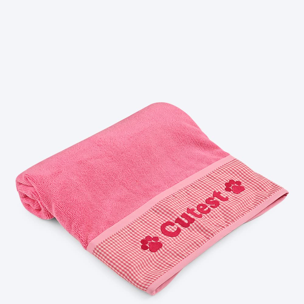 HUFT Cutest Microfiber Towel for Puppy & Kitten - Light Pink (B0BC8Z36XK) Amazon Price History, Amazon Price Tracker