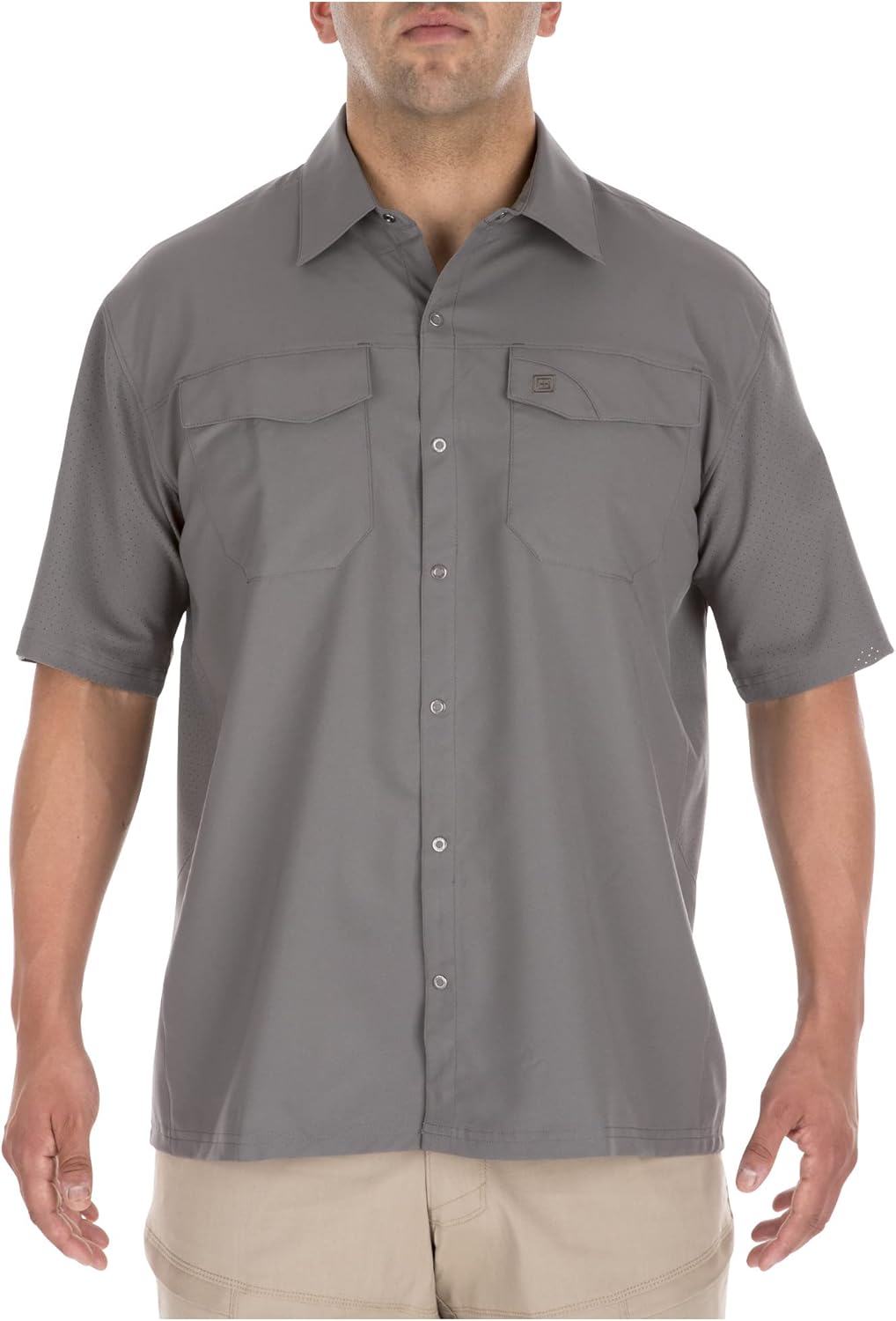 5.11 Tactical Men's Freedom Flex Short Sleeve, Mechanical Stretch Fabric, Pen Pockets, Style 71340