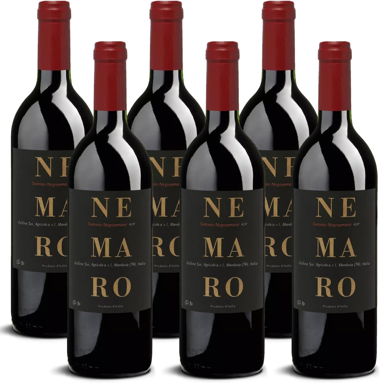 Delinat Nemaro 2023   Italienischer Bio-Rotwein halbtrocken   Samtige Cuv e aus Primitivo & Negroamaro   Veganer Qualit tswein aus Apulien 6 x 075l