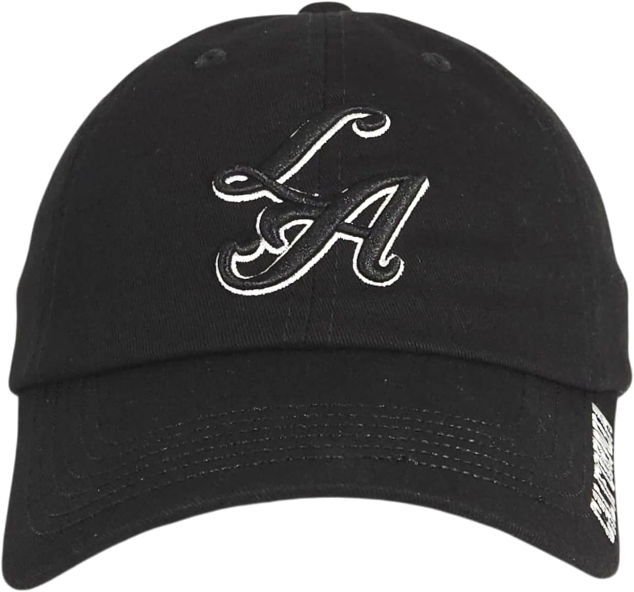 LA California 3D Interlock Embroidered Dad Hat – “California” Brim, “Los Angeles” Back, Cotton Adjustable Cap - Image 2