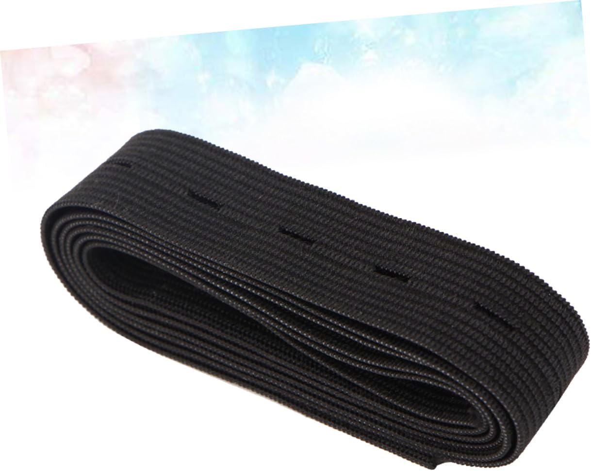 Uonlytech Elastic Band for Pregnant Latex Cord 5-button Clips Stretchable Ideal for Maternity Pants