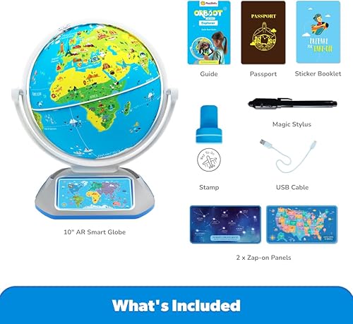 Miniatura 2 de PlayShifu Globo Interactivo para Niños – Orboot Explorador de la Tierra: Globo Interactivo Impulsado por Tecnología para Niños Regalo Inteligente