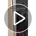 Image of Divayanshi Magnetic Mosquito Door Net 210x100 cm Black, Heavy Duty Fiberglass Mesh Screen with 18 Powerful Magnets, Automatic Closure, Washable Curtain & Self Adhesive Velcro Tape