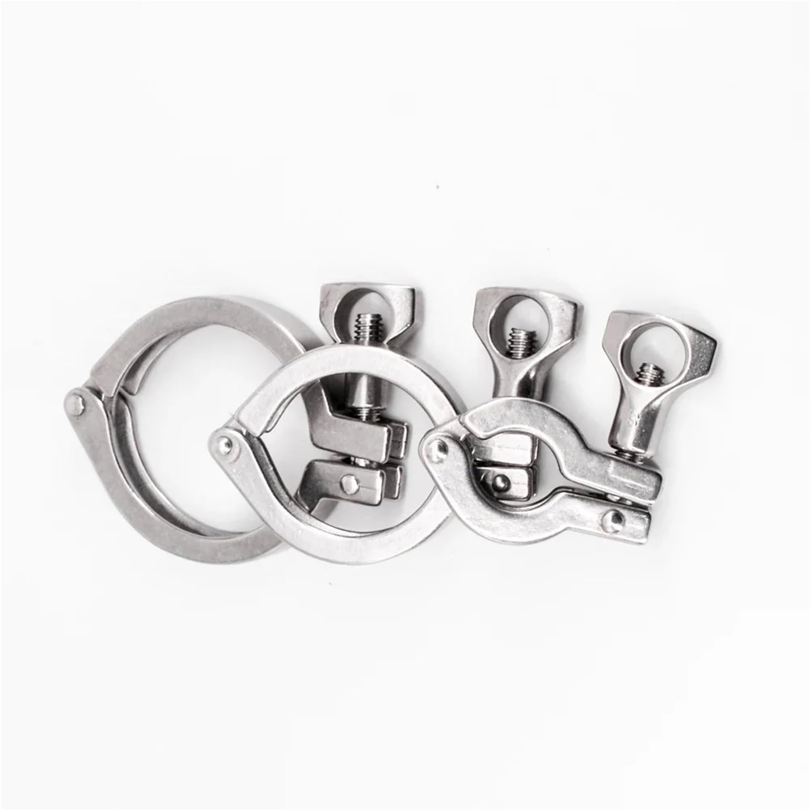 K25,4-119 mm, 1,3 cm, 1,9 cm, 2.5in, 3,8 cm, 5,1 cm, 6,3 cm, 7,6 cm, 10,2 cm, SUS 304, connettore per tubo in acciaio inox (K91 mm, 300 g)
