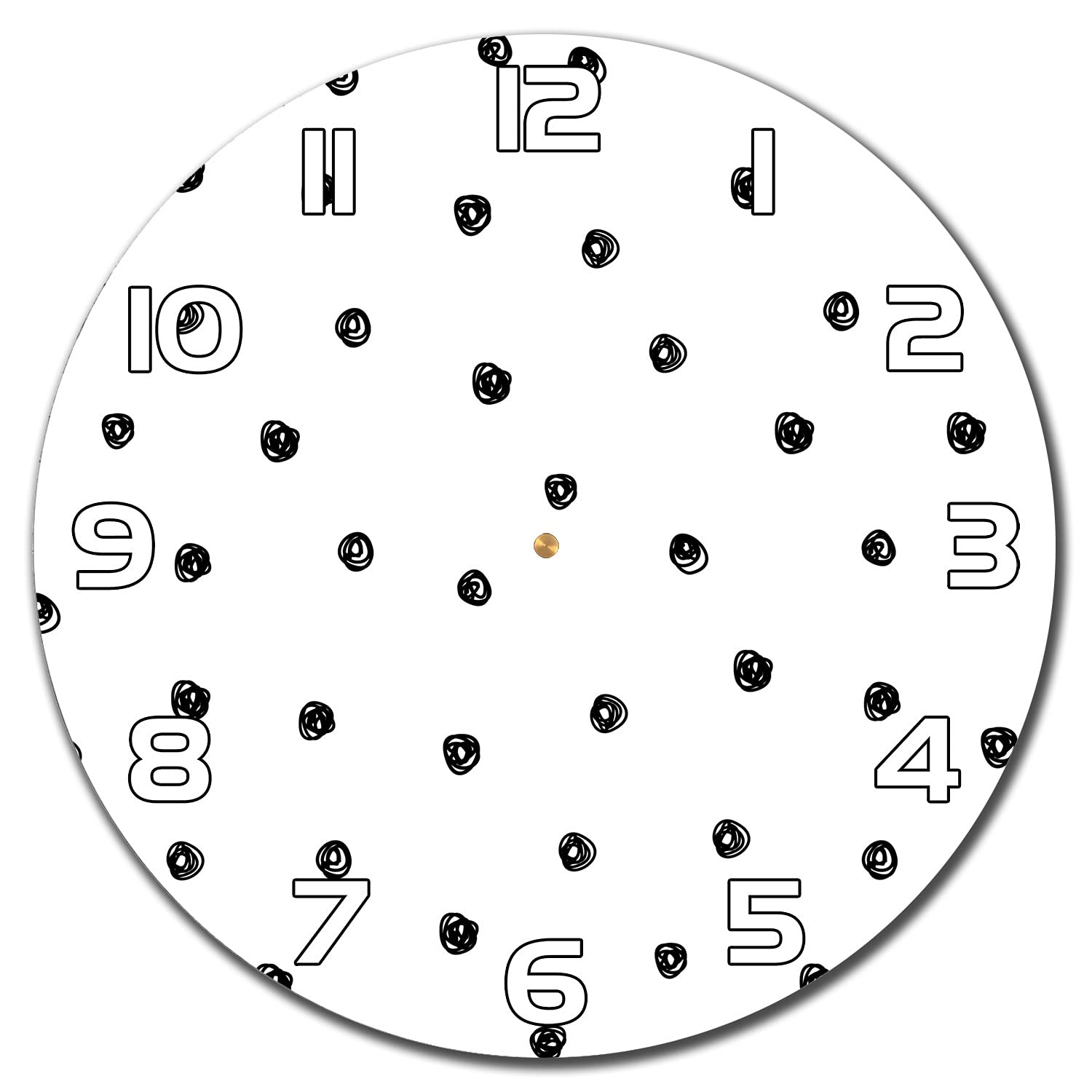 Horloge murale cuisine Coloray en verre pour un salon moderne chic