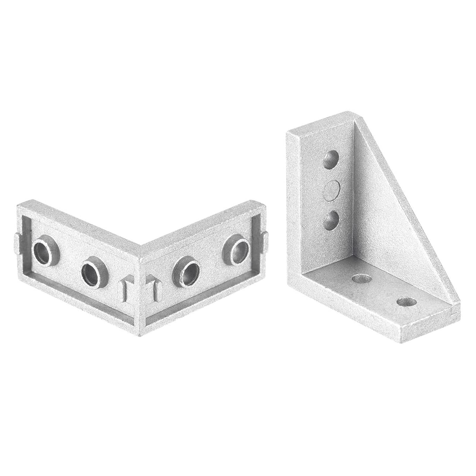 TA-VIGOR 8 Pcs Inside Corner Bracket Gussets 38x38x18mm 2040 L Shape Angle Connectors for 2020/2040 Series Aluminum Extrusion Profiles - Image 4