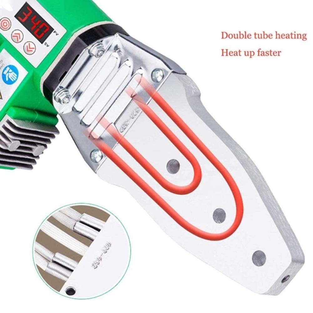 Pipe Fusion Welder Machine Handheld Socket Fusion Welding Tool for Plastic Tubes, Professional Welding Kit for Sanbing & Pipe Repairs