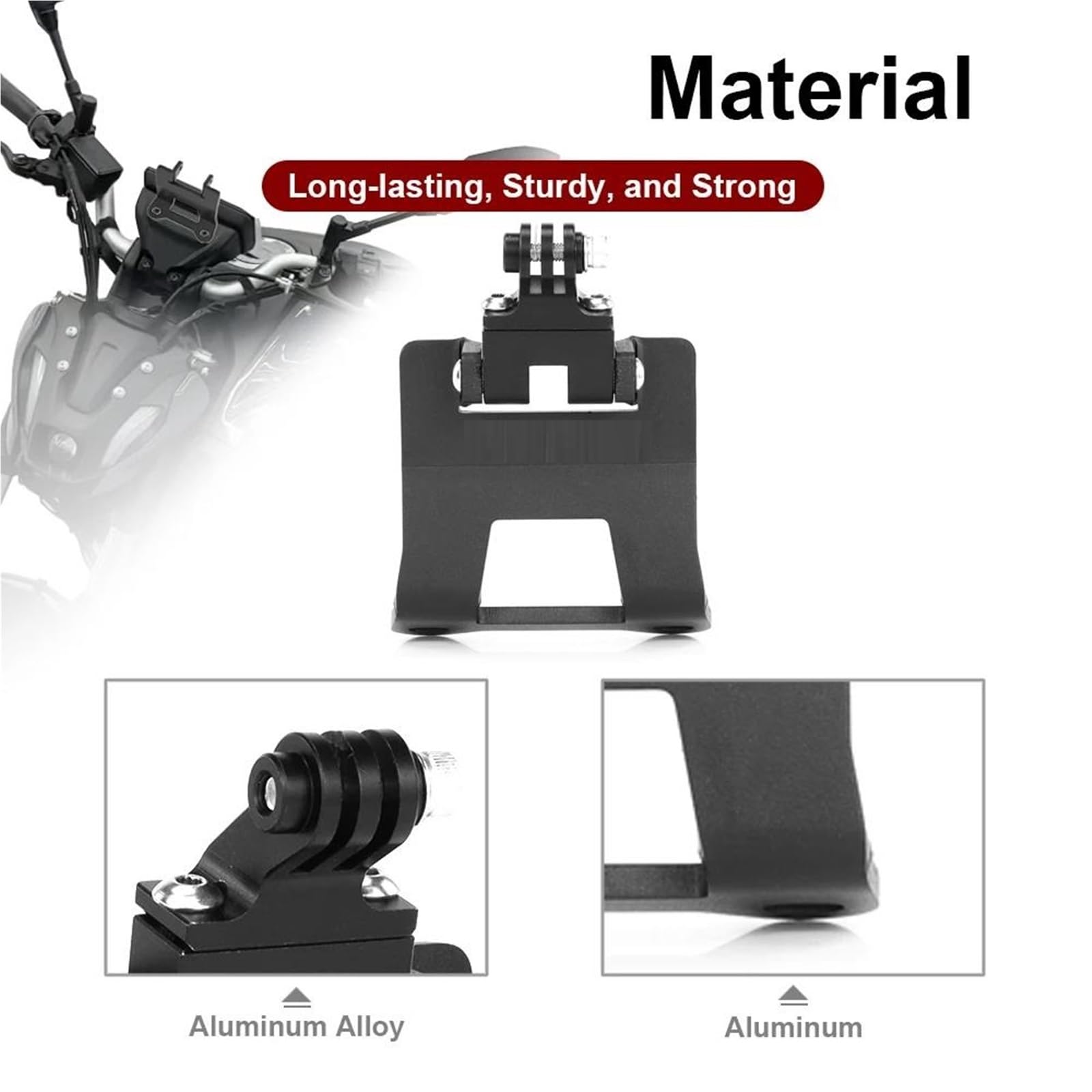 YESKIT Support De Navigation pour Moto, Montage Téléphone GPS pour Yamaha MT-07 / ABS 2023 – 2024 MT07 Arceau sécurité