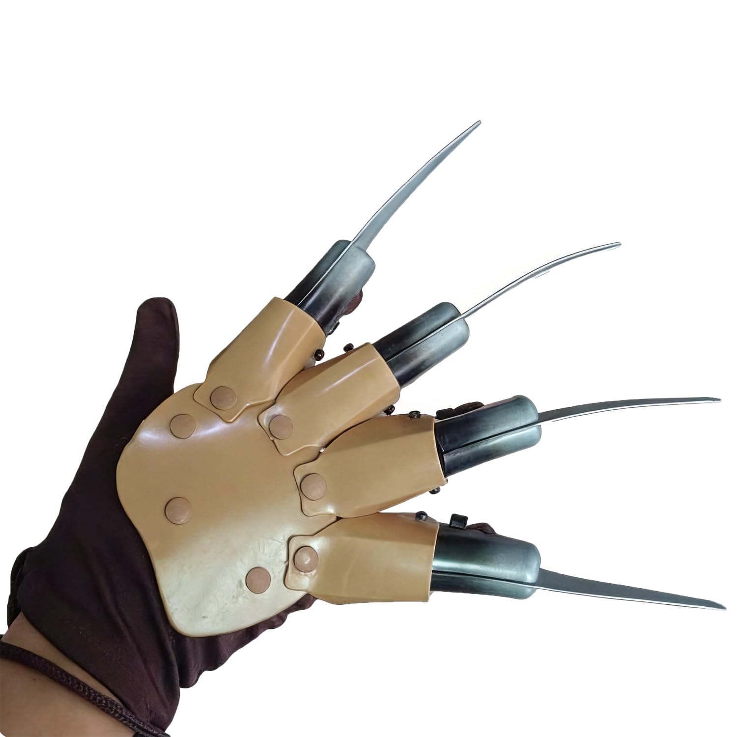 ITODA Halloween Werewolf Gloves Latex Wolf Claws Gloves Adult Hands Claws Gloves (gold)