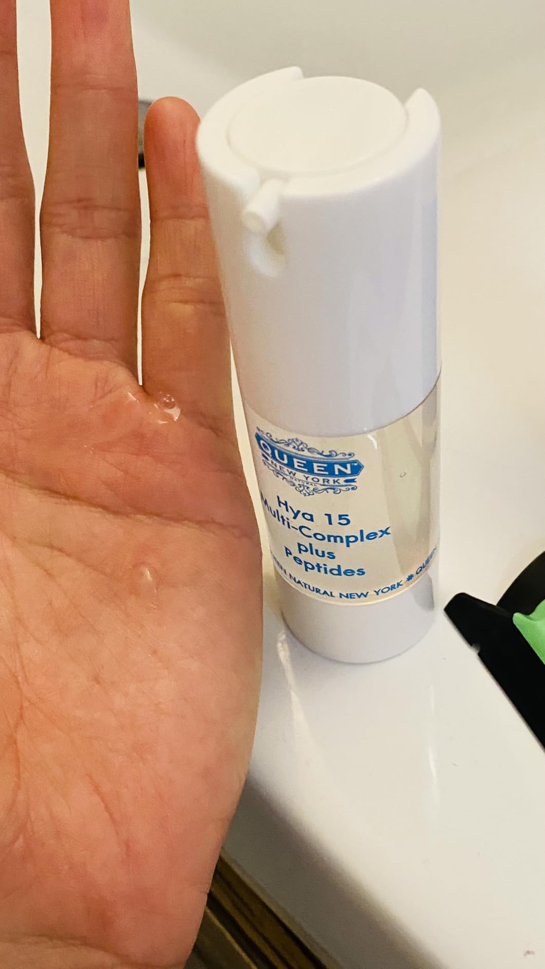 QUEEN NEW YORK QUEEN HYA 15 Multi-Complex with Rejuline-Patented Korean peptide|Multi Peptide Serum for Face, Korean AntiAging Facial Serum & Peptide Moisturizer for hydrated, smooth, radiant-looking skin, 1.01fl oz