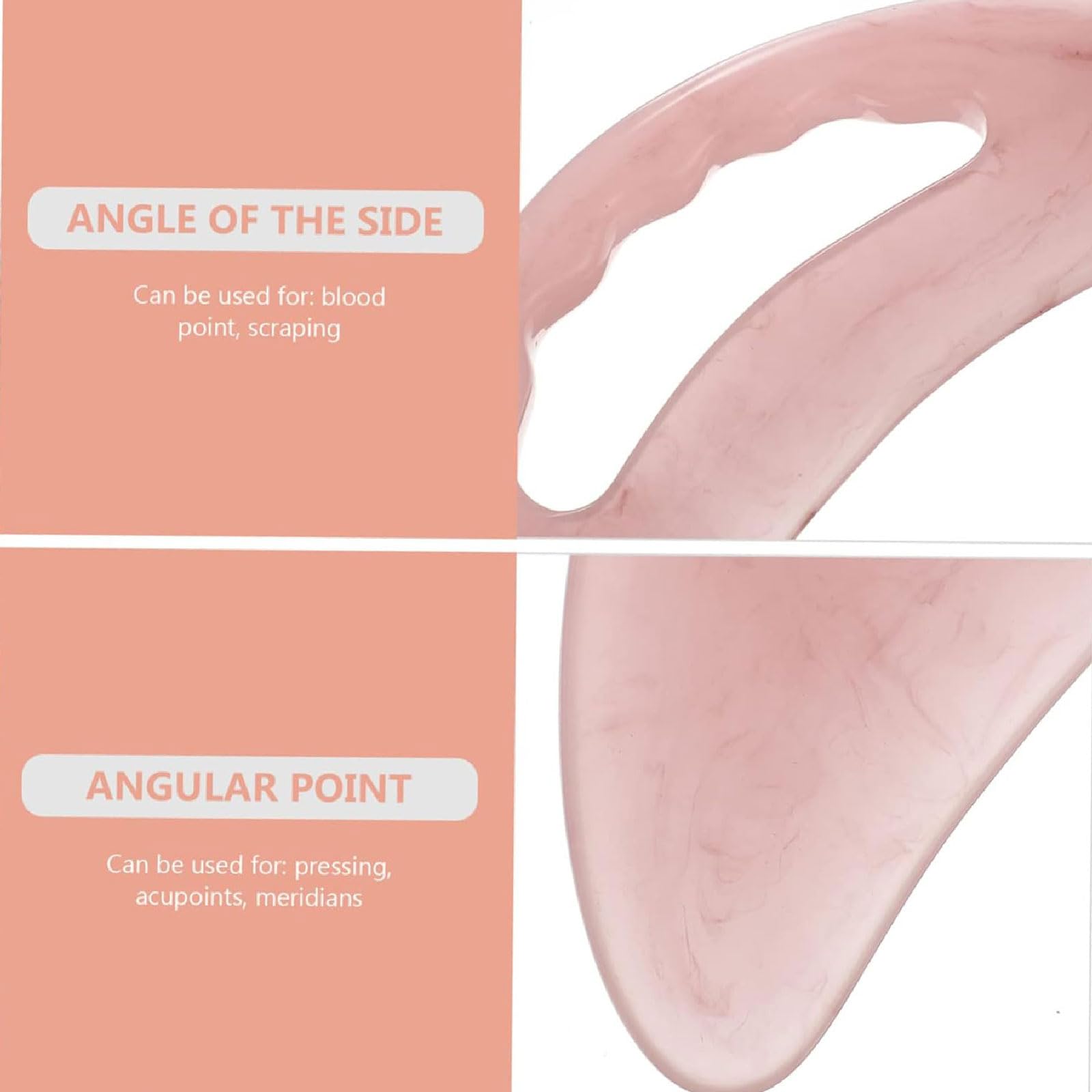 Piedras de Masaje 1/2/3 Uds Cuello Gua Sha Hoja Rosa Resina Natural Cera de Abejas Facial Gua Sha masajeador Pierna Masaje Facial Gua Sha guasha Facia