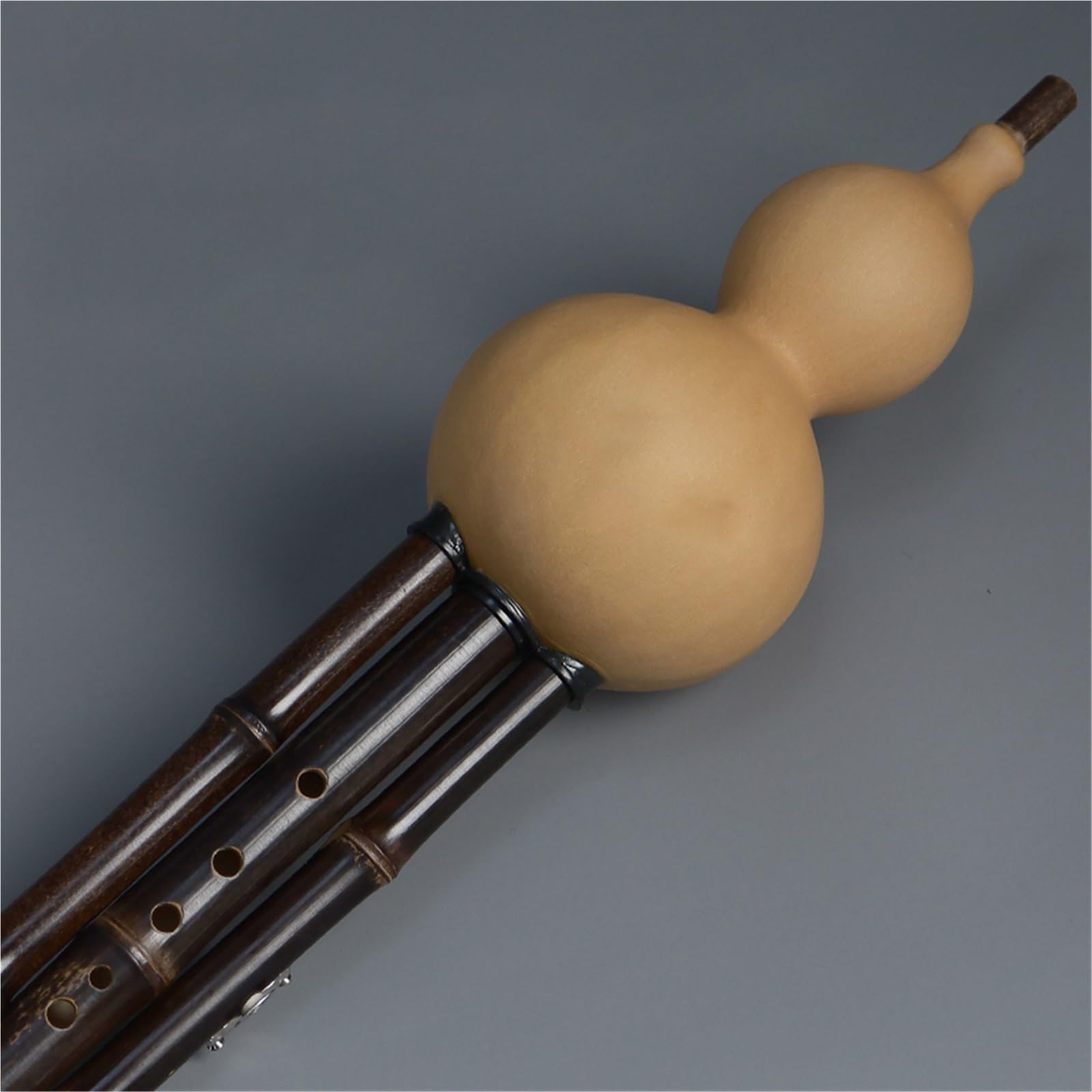 Instrument Muzyczny Hulusi Profesjonalny Poziom Wydajności Hulusi C-tone B-flat GFD-tone Adult 7-otworowy Hulusi(C)