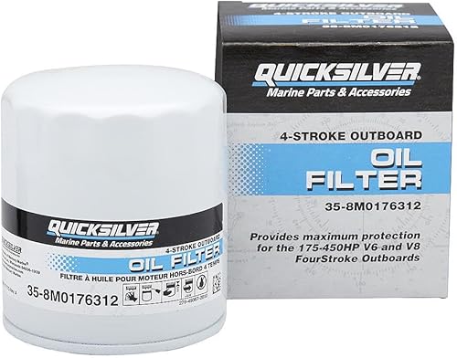 Quicksilver Filtro de aceite de repuesto 8M0176312