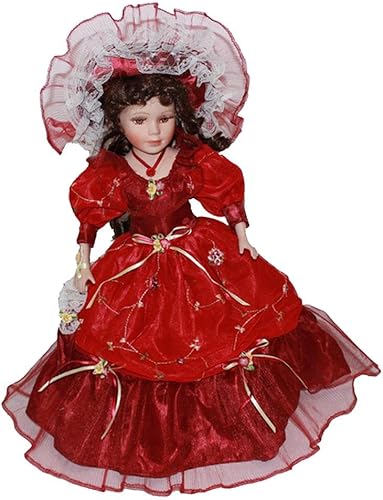 Miniatura 1 de AMLESO Artesanía de muñeca de porcelana de 15.7 in