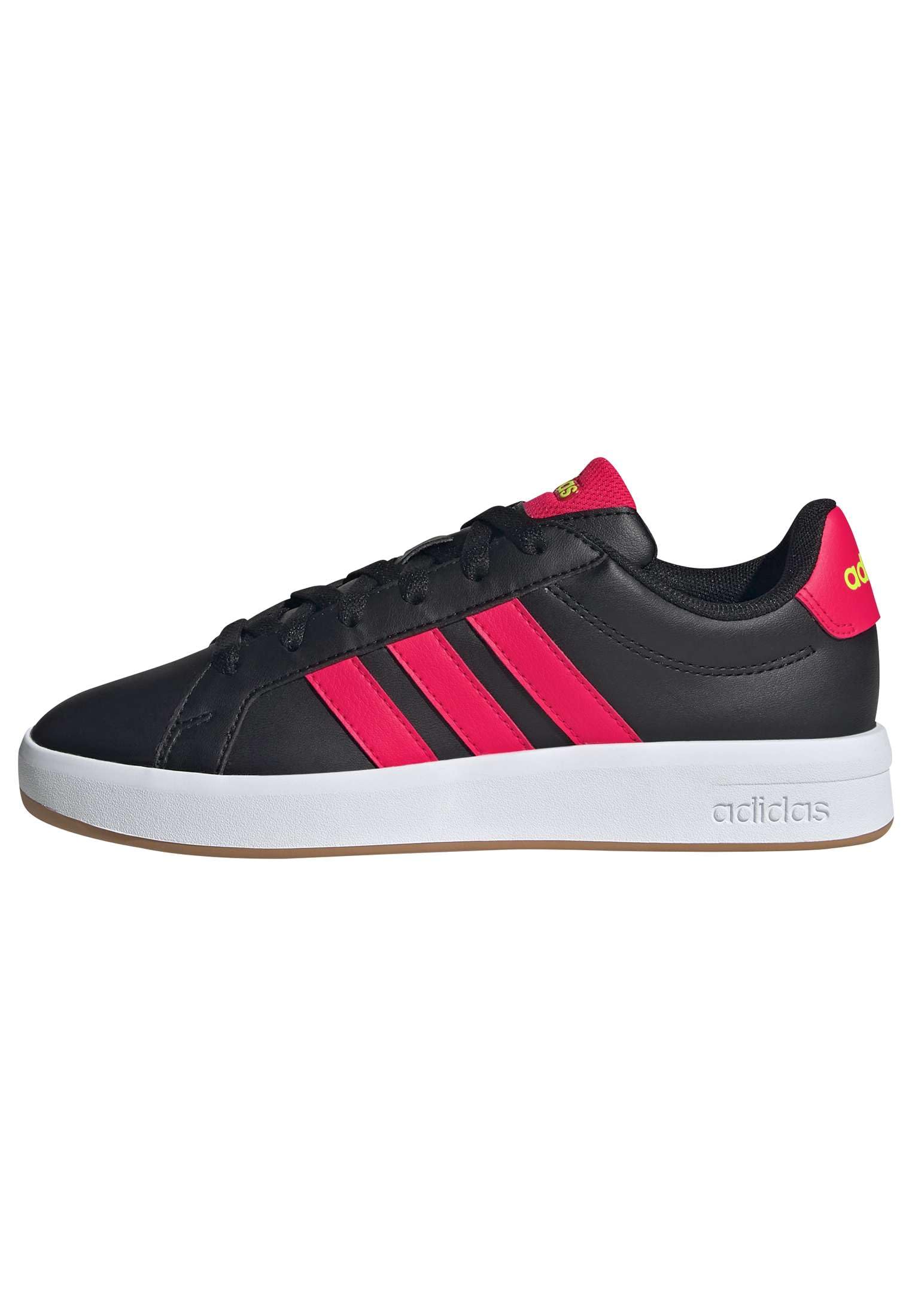adidas Unisex Kids Grand Court 3.0 Shoes Junior, core Black/Lucid red/Lucid Lemon, 6.5 UK