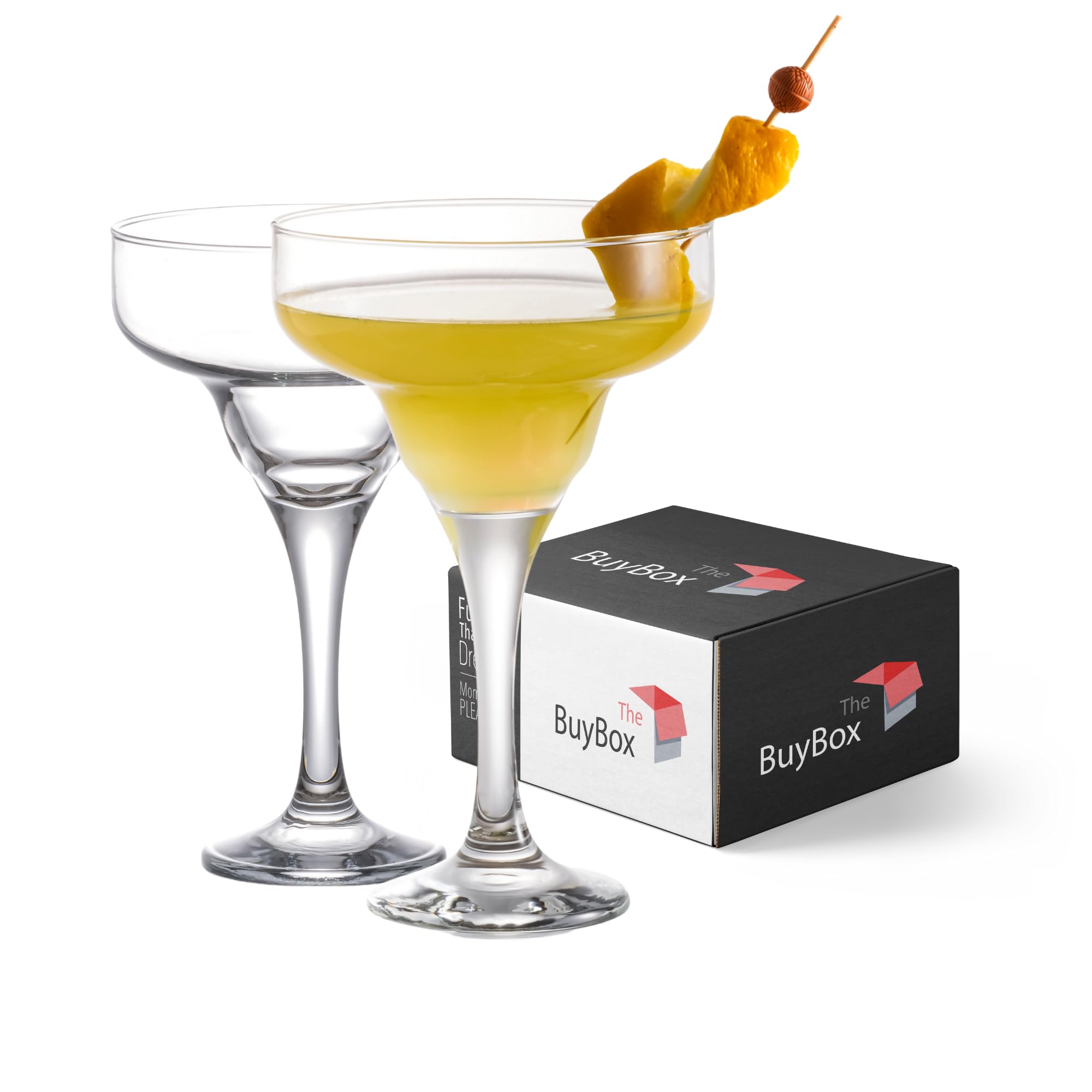 Bicchieri Margarita (300 ml/10,1 oz), Bicchieri da Cocktail, Martini Coupe, Martini Espresso in Cristallo, Cristallo a Stelo Lungo (2 pezzi (300 ml))