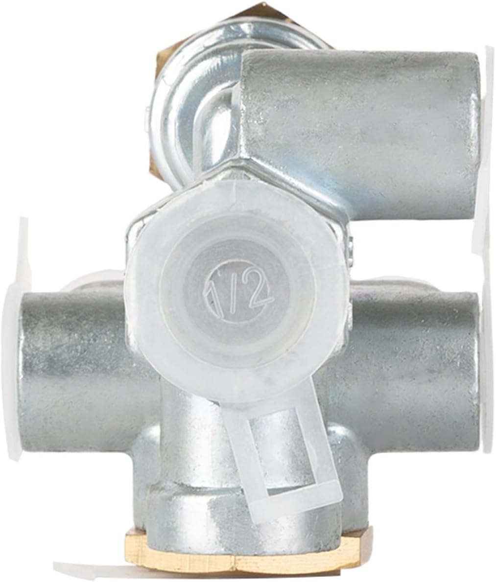 110500 Trailer Spring Brake Control Valve Compatible with Sealco 110500X 170.110500 065438 51131 Emergency Stop Priority Parking, Silver