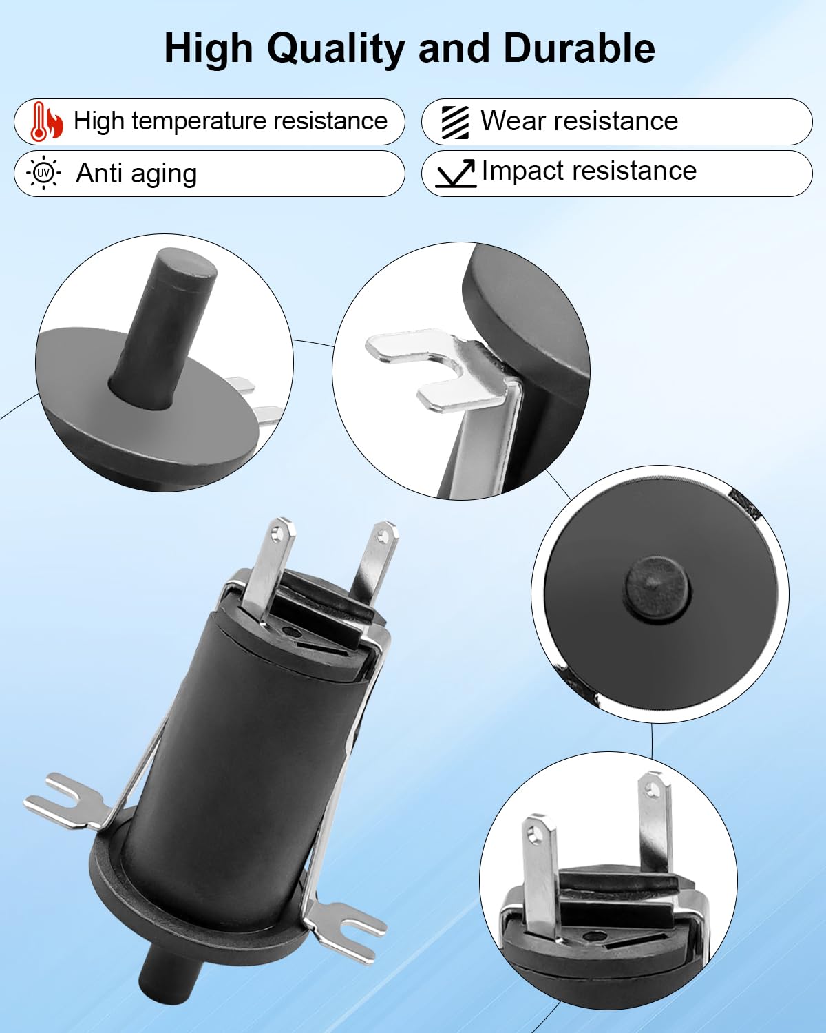 9904190041 Hopper Lid Switch Door Switch Fit for Masterbuilt Gravity Series 560 800 1050 XL Digital Charcoal Grill + Smoker, 3 Pack