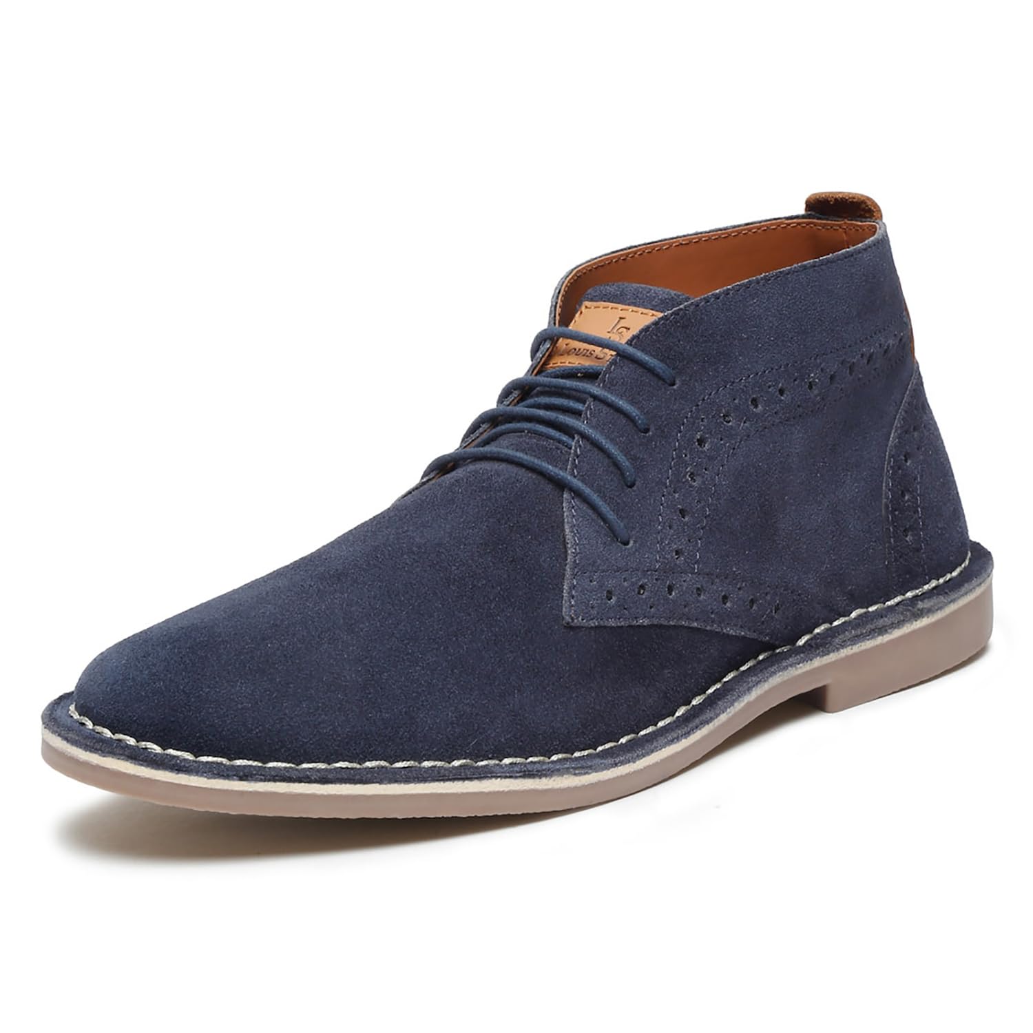 LOUIS STITCHChukka Boots for Men| Suede Leather Boots for Men| High Ankle Casual Boot | Casual Office & Trekking Shoes | Hiking Boots for Men | Stitch Down Desert Boots | [LSSDSUCKBGJB_]
