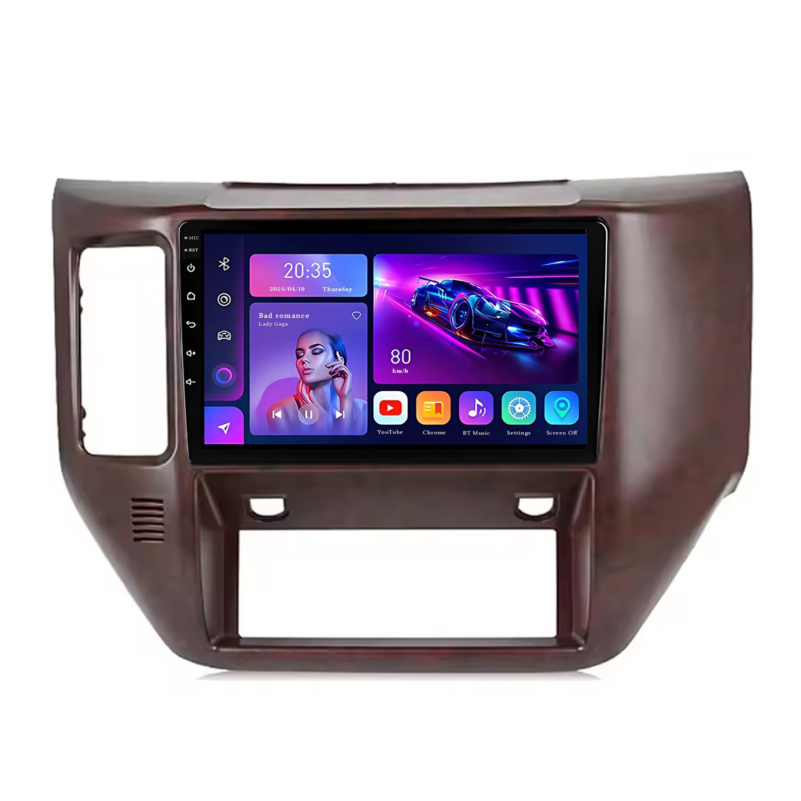 Autoradio CarPlay sans fil pour Nissan Patrol Y61 avec caméra de recul intégrée