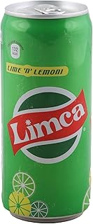 Limca Soft Drink - Lemon Flavor, 300ml Tin