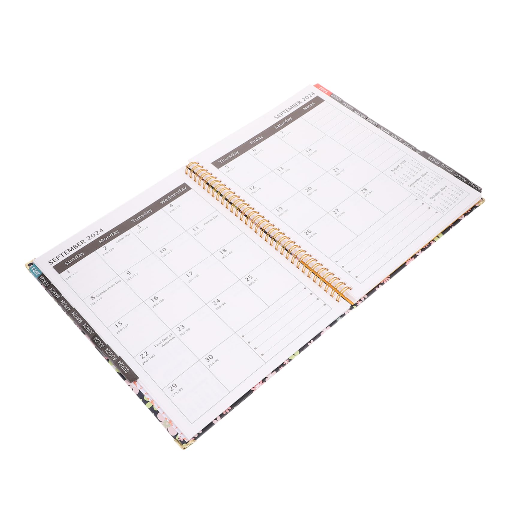 LALAFINA Quaderno Planner Planner Giornaliero Quaderno Resistente All Usura Blocco Note Agenda Ufficio Blocco Note Agenda Inglese