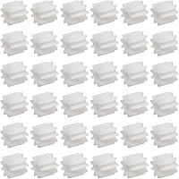 Vista 1 de Bettomshin 50 Uds 0.5 módulo de engranaje de plástico 092A polea eje de correa robot motor RC mano DIY piezas mecánicas kit blanco