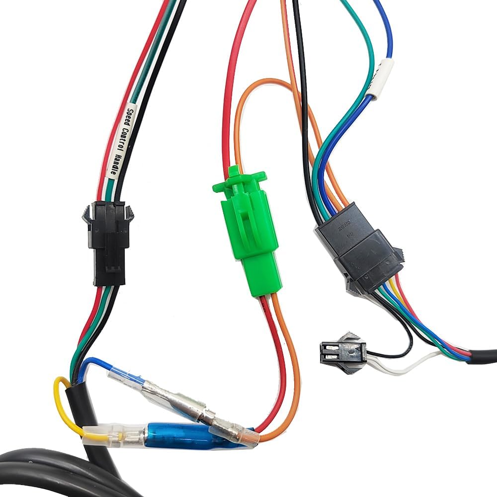 Electric Bike Scooter Brushless Controller with LCD Display 36V 48V 52V 60V 72V Max 25A, 400W-600W