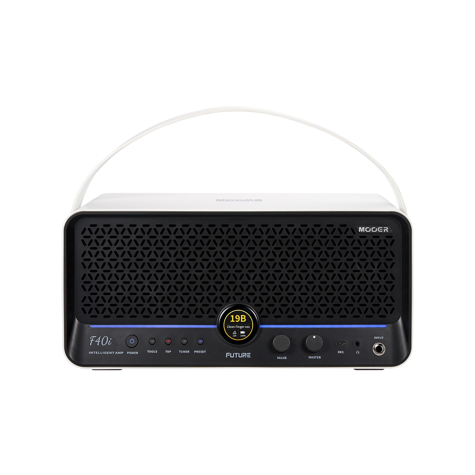 Mooer F40i - Guitar Combo, 40 W, Color Blanco
