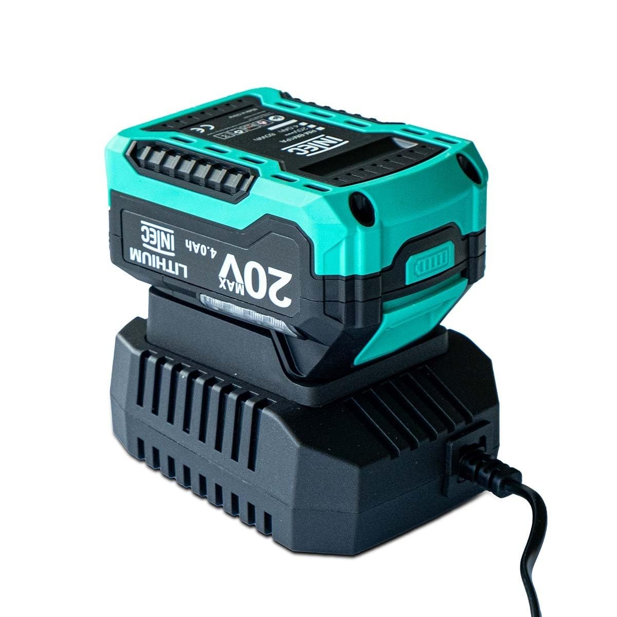 INTEC - Pulvérisateur Electrique à Batterie 20V Lithium 4.0Ah Pulvérisateur Jardin 12L 2 Lances Fibre et INOX + 4 Buses