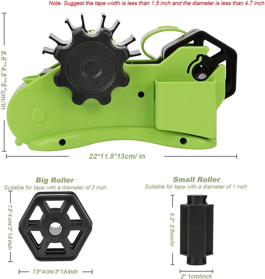 LINGSFIRE Semi-Automatic Heat Tape Dispenser, Multiple Roll Heat Tape Dispenser Sublimation with Compartment Slot and Dual-roll Cores(1" and 3") Used for Heat Transfer Tape in Warehouse Office School : Office Products
