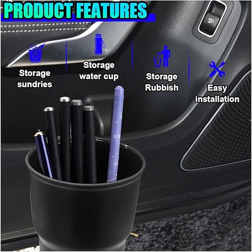 Miniatura 3 de Portavasos colgante para automóvil, soporte multifunción para bebidas automático con clip de ventilación de aire, soporte de montaje de ventana