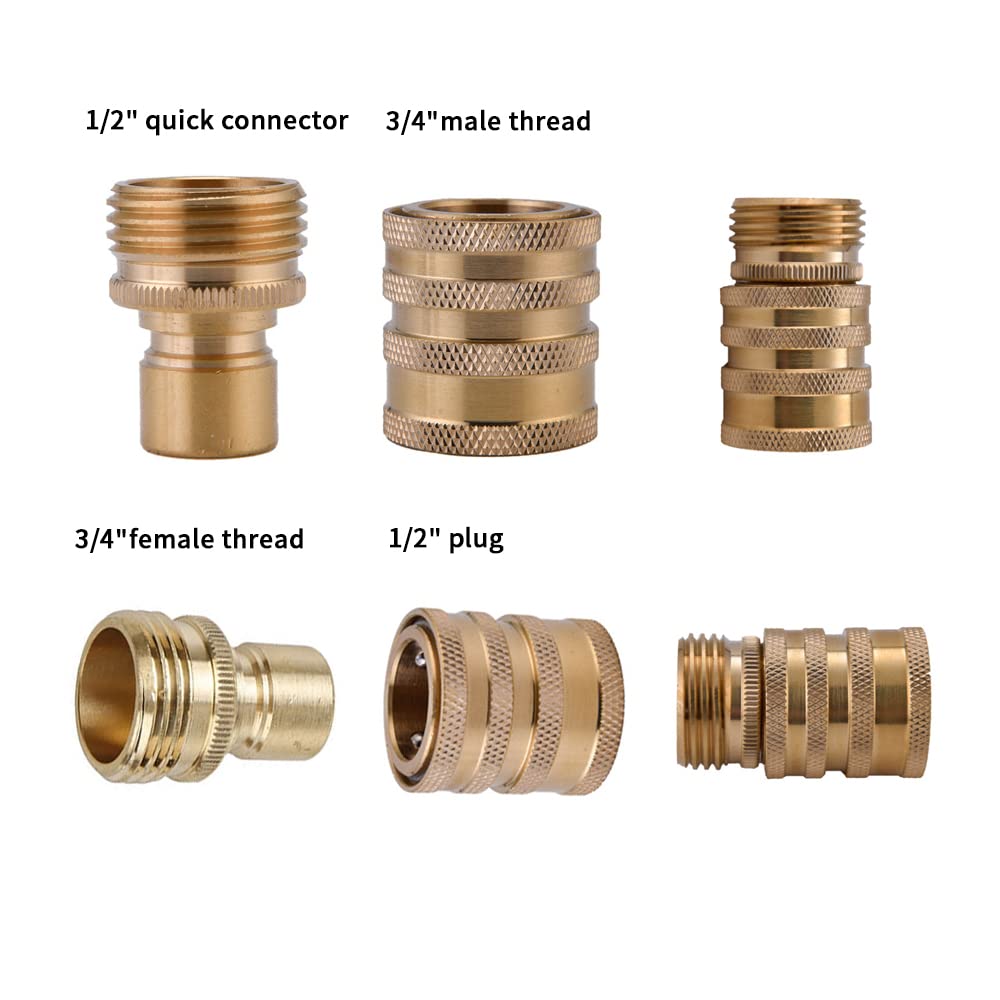 Kit Adattatore Idropulitrice - Raccordi M22, 3/8", 3/4", Con Connessione Rapida - Foto 9