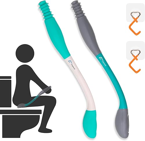 Fanwer Long Reach Bottom Buddy - Ayuda de limpieza para personas gordas, movilidad limitada, prevención, discapacitados, artritis, cirugía