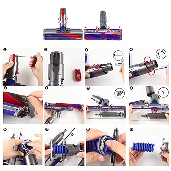 Amazon.co.jp: ソフトベルベットローラー吸引ホース交換ダイソン