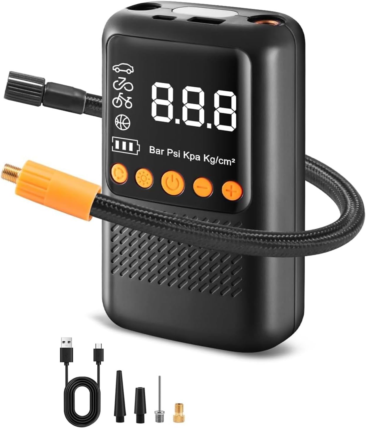 Car Electrical Air Compressor Portable Digital Electric Inflator Pump Inflatable For Auto Motorbike BicycleTire