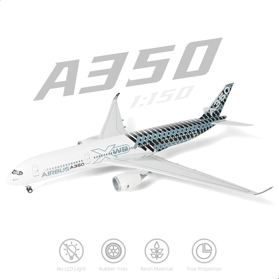 Amazon.com: QIYUMOKE A350 Dreamliner 1/144 Large Scale