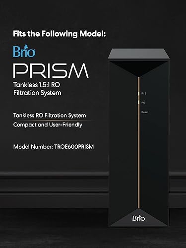 Miniatura 6 de Brio Reemplazo del filtro de agua de 3 etapas del PWB para el sistema de filtración TROE600PRISM