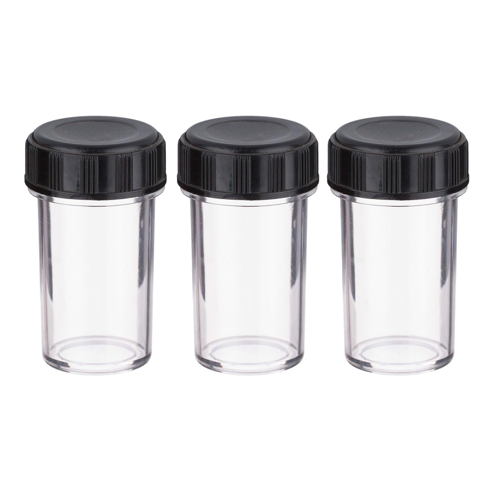1/3 / 5pcs Lab Microscope Accessories Objective Protective Case Container Biological Microscope Objective Lens Storage Box Classroom Lens Container